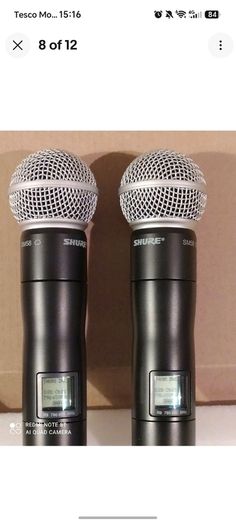 Shure Ur4d+ dual SM58
