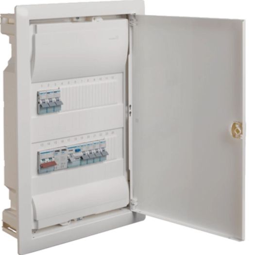 2 Row Hager Recessed Board MCB Board with Surge