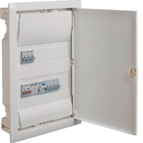 2 Row Hager Recessed Board MCB Board with Surge