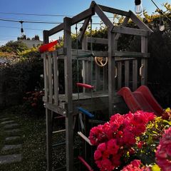 Jungle Gym climbing frame with slide