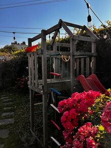 Jungle Gym climbing frame with slide