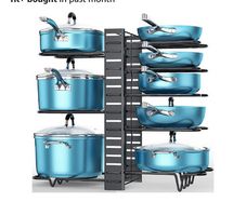 Pot and pan adjustable organizer
