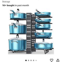 Pot and pan adjustable organizer