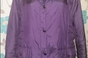Purple padded Dunnes coat size UK18/20 EUR46/48 Postage included