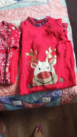 6-9mths xmas sleep sets