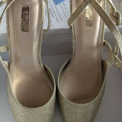 Gold Heels Elegant Evening Shoes