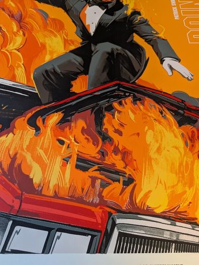 Oliver Barrett Point Break Screen Print Poster Rare