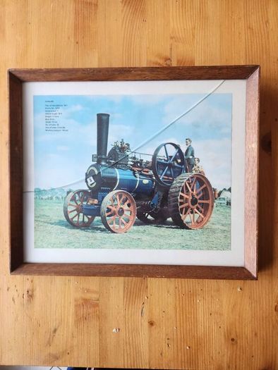 A Set Of Six Prints Of Vintage Steam Engines.