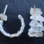 Kalevala Daydream sterling silver  matt earrings Image 2