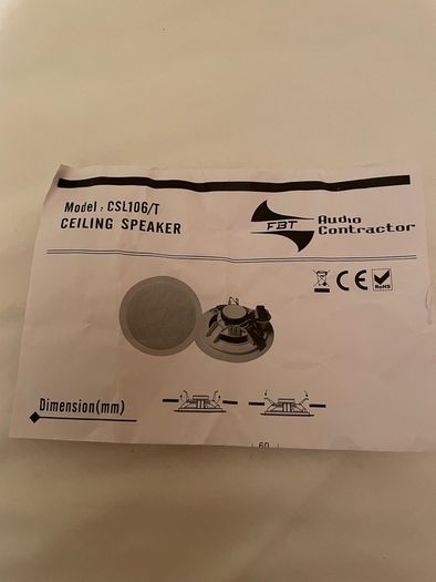 ceiling speakers