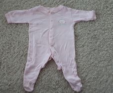 NEW Baby Girl Body (0-3m) - 100% Cotton