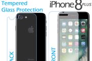 Front + Back Tempered Glass For iPhone 8 Plus