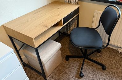 Office desk with chair