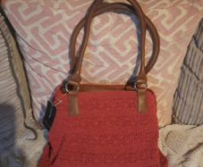 New straw handbag