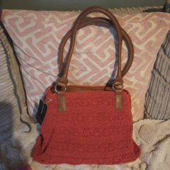 New straw handbag