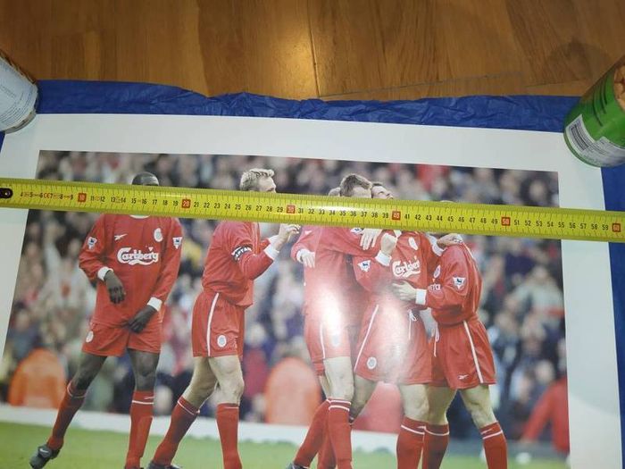 Liverpool signed Jamie Redknapp limited edition print