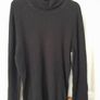 River Island Black Ribbed Polo Image 3