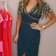 Dark green dress