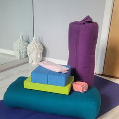 Yoga props in a bundle or individually