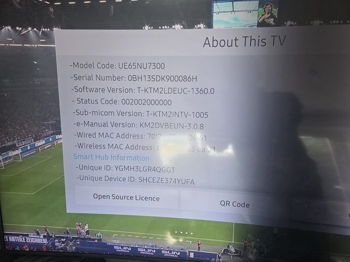 Samsung curved 65 inchs