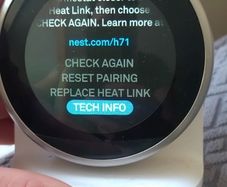 Google nest H71 Stuck