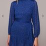 BNWT - Whistles Blue Warped Star Print Dobby Dress UK 14 Image 10