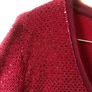 Red sparkly top (approx size 14) Image 3