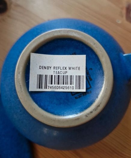 Denby 'Reflex' Tea/ Coffee Cups and Saucers x 6 BNWT