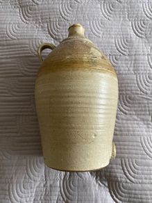 Large Vintage Stoneware Flagoon