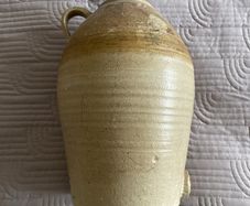 Large Vintage Stoneware Flagoon