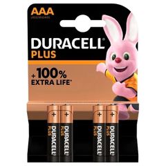 Duracell Plus Aaa 4pk Batteries
