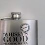 6oz stainless steel whiskey container Image 2