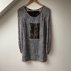 Ted Baker 100% Silk Sequin Dress