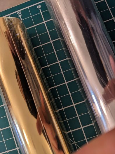 NEW - High quality Gold or Silver Metallic Paper - 43cm/10m