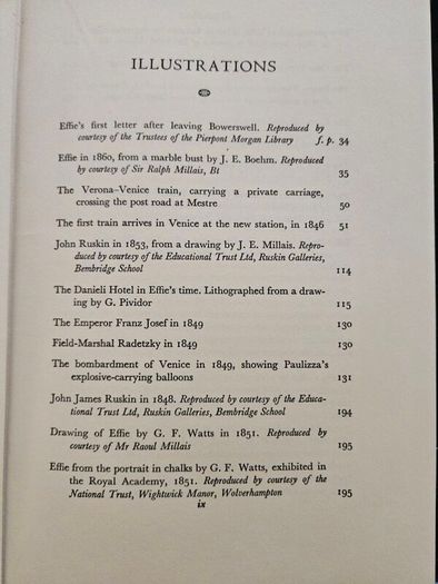 Young Mrs Ruskin In Venice. Her Picture Of Society And Life With John Ruskin 1849-1852. Edited By Mary Lutyens. First Edition Hardback With Dustjacket In Good Condition.  See Photos For Same.