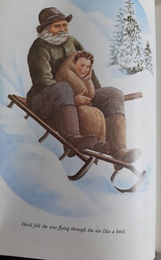 HEIDI vintage hardback book