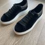 Alexander McQueen oversized velvet trainers Image 2