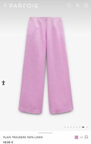 Parfois linen pants size L