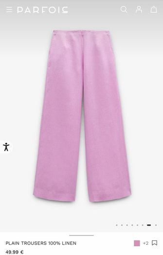 Parfois linen pants size L
