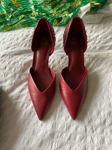 NEXT Ladies maroon shoes size 5