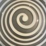 vintage mid century Leonardo Germany "Twist " Glass Bowl Image 3