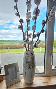 Paul Costelloe Vase and pic frame