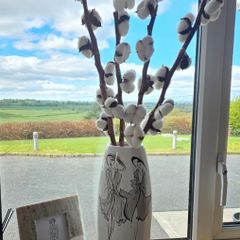Paul Costelloe Vase and pic frame