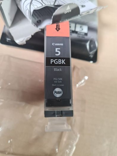 Canon Pixma 5 printer ink PGI-5BK black x 3 cartridges