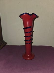 Art Deco Czech Glass Vase