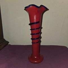 Art Deco Czech Glass Vase