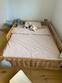 Wooden Double Floorbed