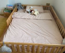Wooden Double Floorbed
