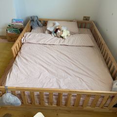 Wooden Double Floorbed
