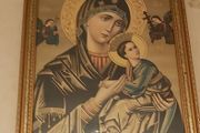Our Lady of Perpetual Help Gold Framed Vintage Print